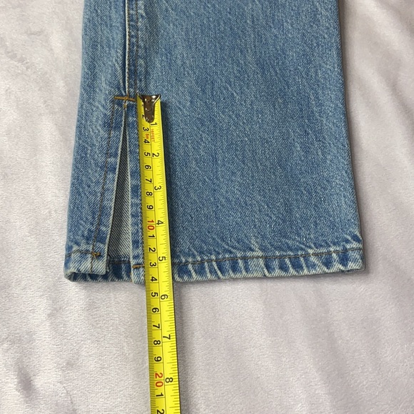 Zara Denim Blue Flare Jeans - Picture 6 of 11